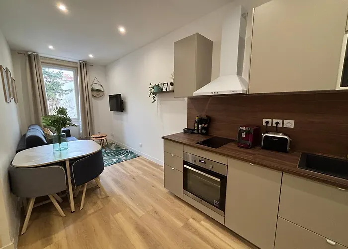 Elegant T2 A Bron, Tramway A 2Min, Box Parking, 4Personnes