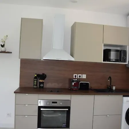 Appartement Elegant T2 A Bron, Tramway A 2Min, Box Parking, 4Personnes Extérieur photo