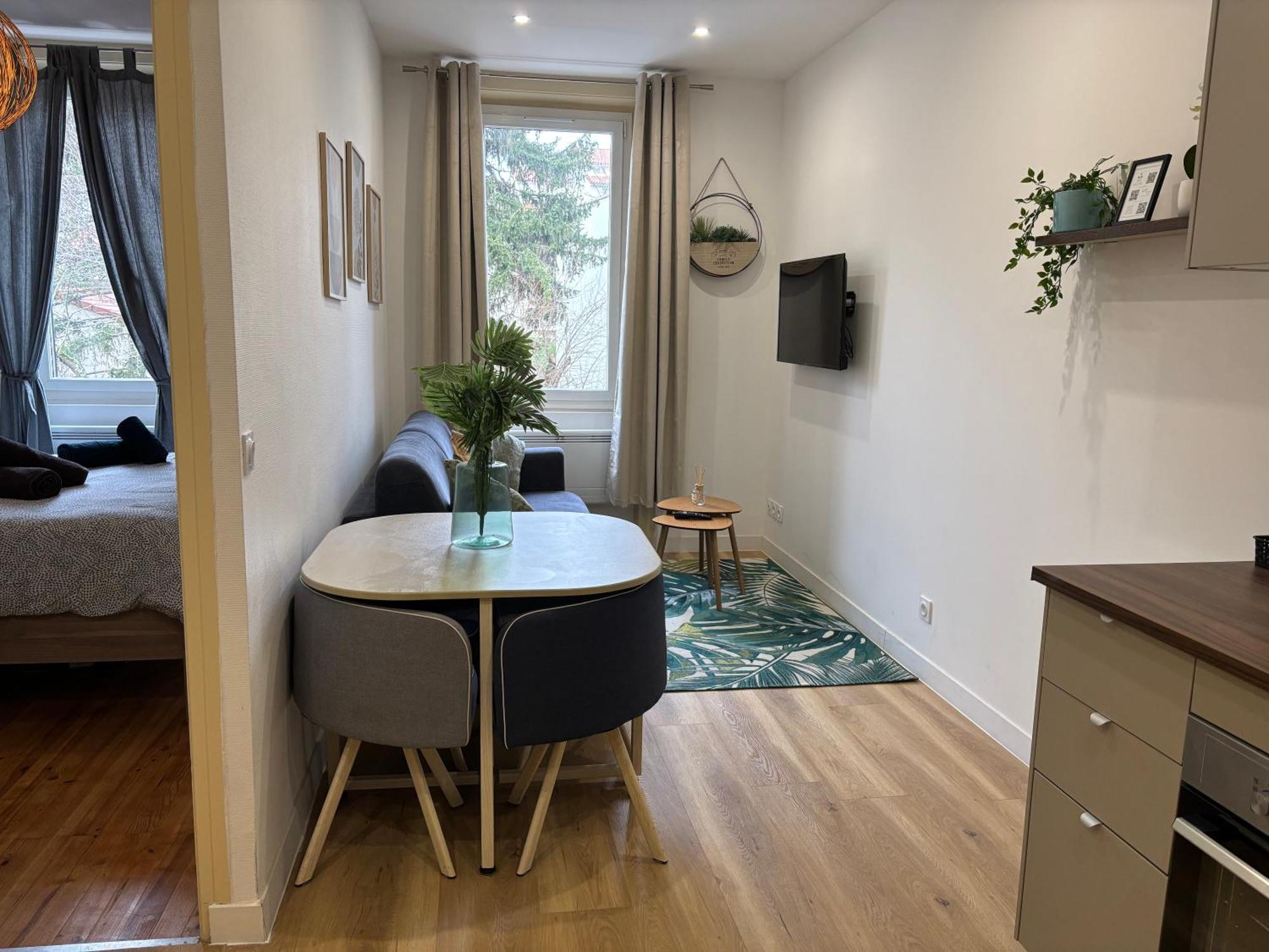 Appartement Elegant T2 A Bron, Tramway A 2min, Box Parking, 4personnes